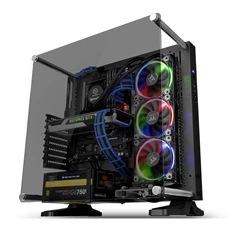 Thermaltake Core P3 TG Fekete nyitott (Táp nélküli) ATX ház