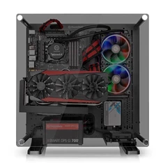 Thermaltake Core P3 TG Fekete nyitott (Táp nélküli) ATX ház