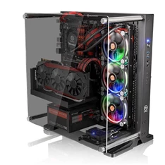 Thermaltake Core P3 TG Fekete nyitott (Táp nélküli) ATX ház