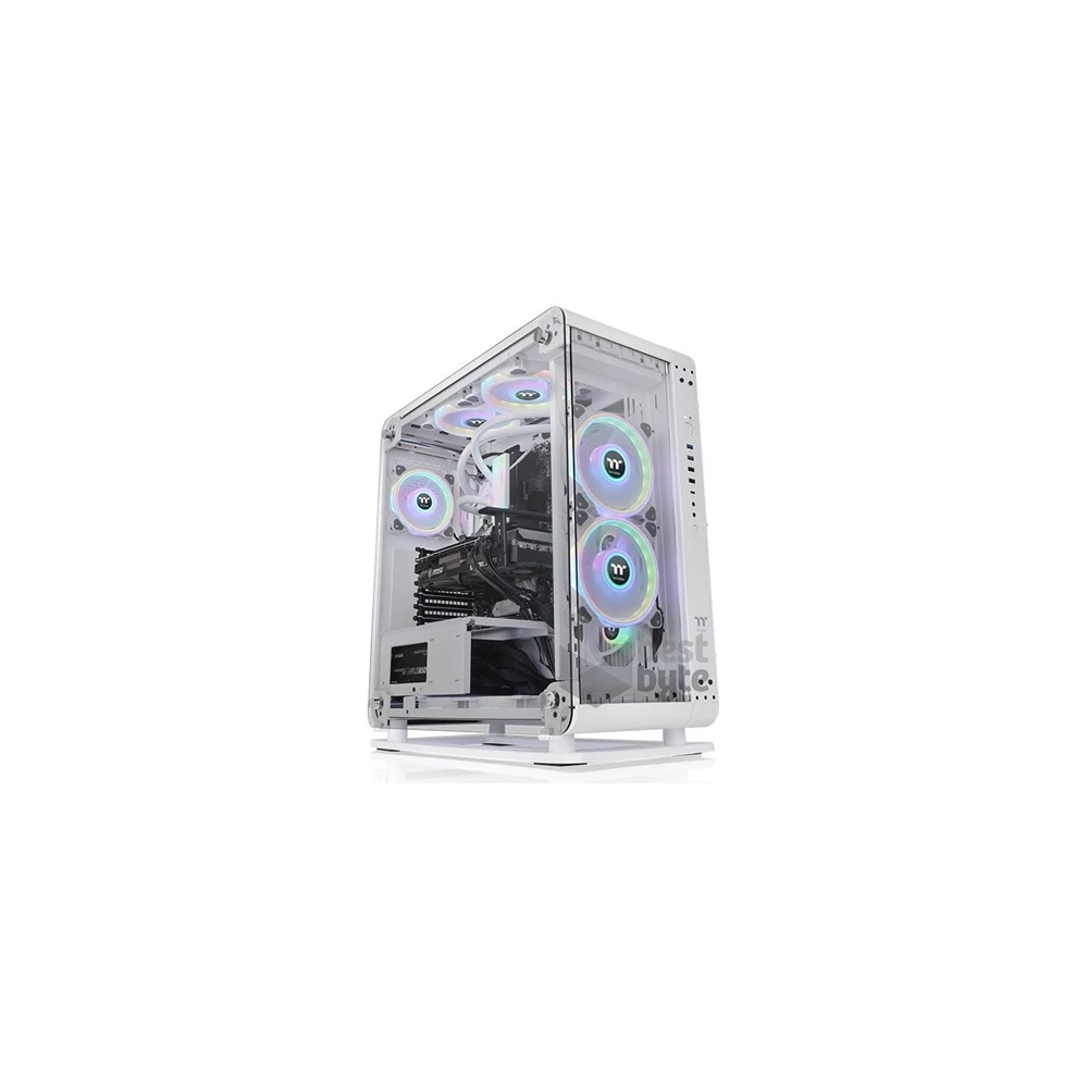 Thermaltake Core P6 TG Snow táp nélküli ablakos MT Mini Tower számítógépház fehér