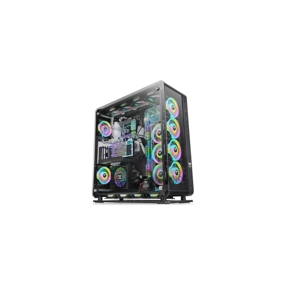 Thermaltake Core P8 Tempered Glass táp nélküli ablakos Full Tower számítógépház fekete