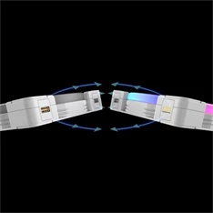Thermaltake SWAFAN EX14 RGB TT Premium Edition (3-Fan Pack) rendszerhűtő ventilátor kit fehér