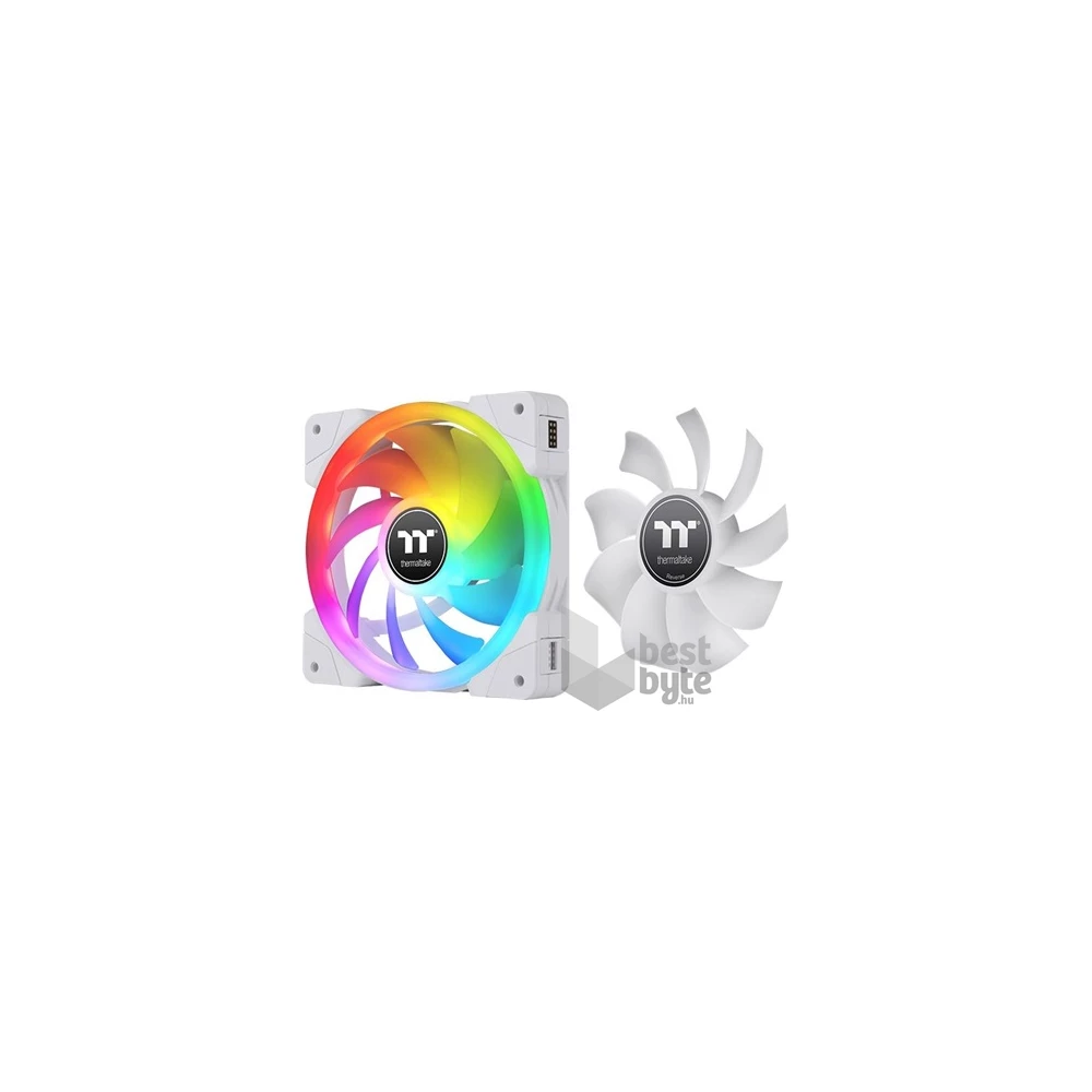 Thermaltake SWAFAN EX14 RGB TT Premium Edition (3-Fan Pack) rendszerhűtő ventilátor kit fehér