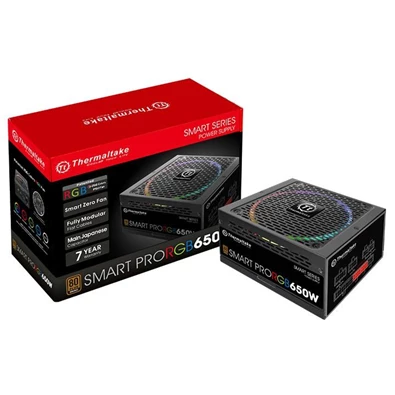 Thermaltake Smart Pro RGB 650W moduláris tápegység