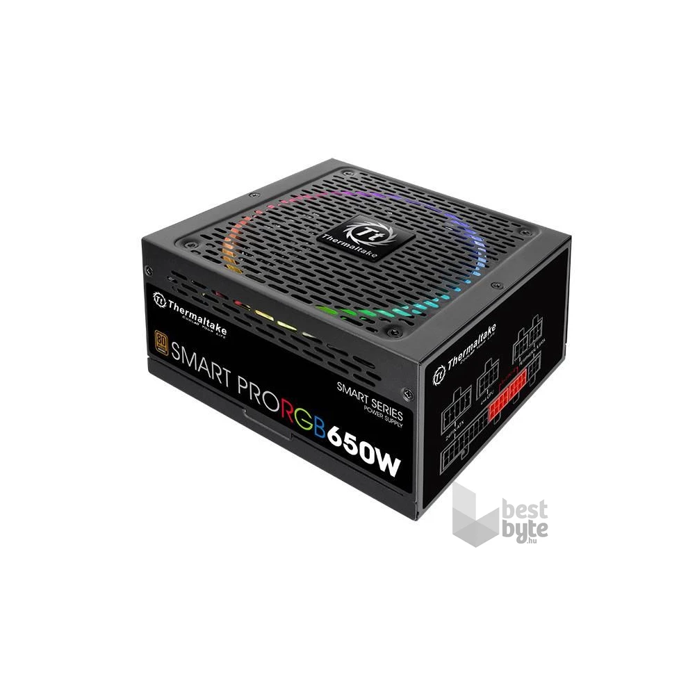 Thermaltake Smart Pro RGB 650W moduláris tápegység