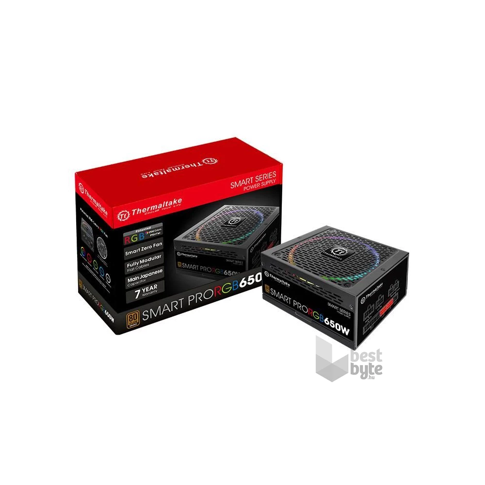 Thermaltake Smart Pro RGB 650W moduláris tápegység