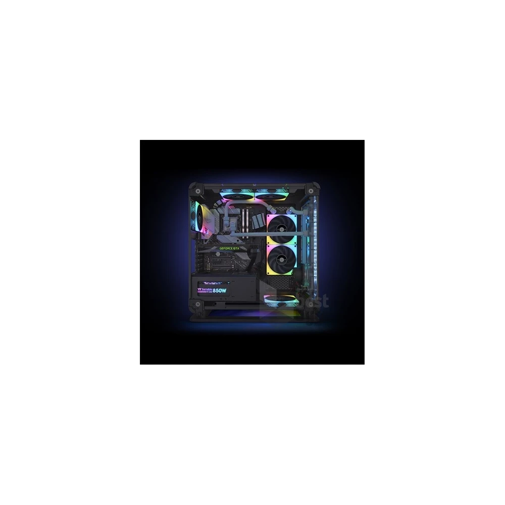 Thermaltake TOUGHFAN 14 RGB (3-Fan + controller pack) radiátor hűtő kit