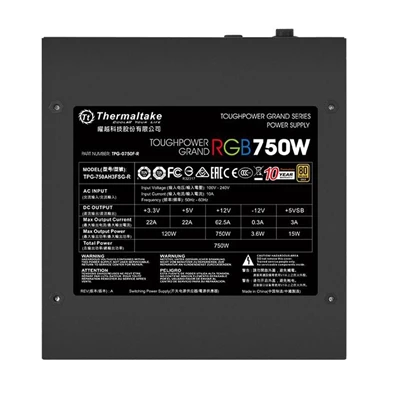 Thermaltake Toughpower Grand RGB 750W moduláris tápegység