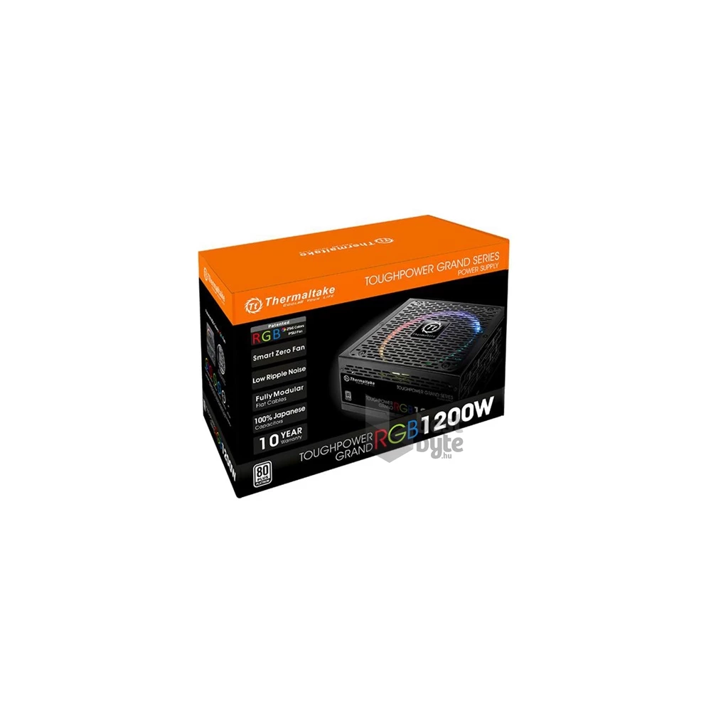Thermaltake Toughpower Grand RGB ATX gamer tápegység 1200W 80+ Platinum BOX