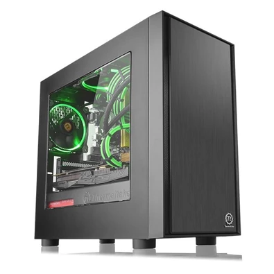 Thermaltake Versa H17 Fekete ablakos (Táp nélküli) mATX ház
