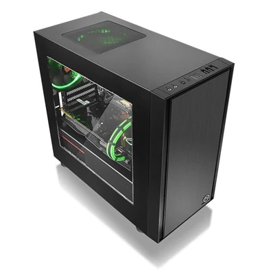 Thermaltake Versa H17 Fekete ablakos (Táp nélküli) mATX ház