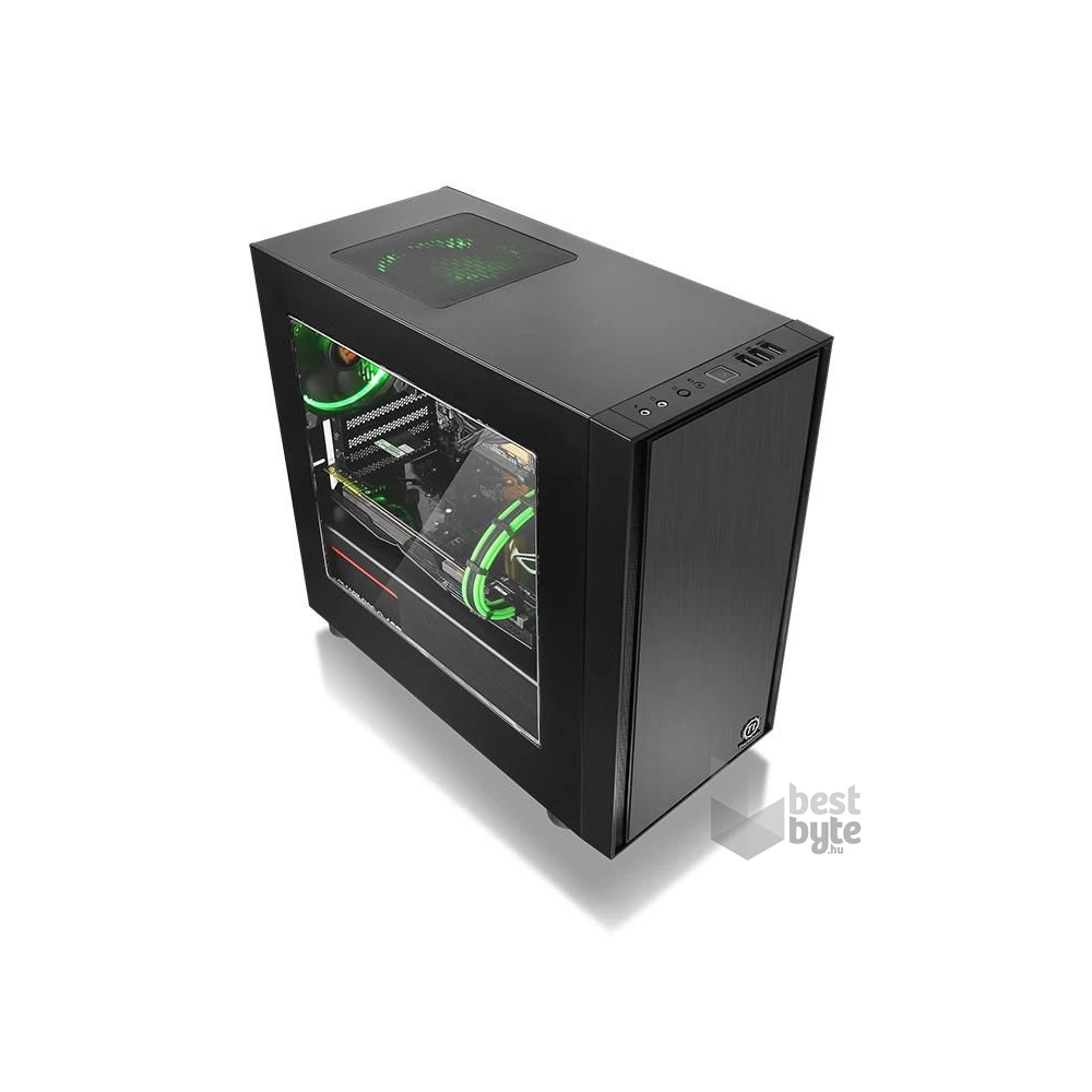 Thermaltake Versa H17 Fekete ablakos (Táp nélküli) mATX ház