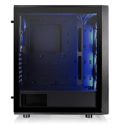 Thermaltake Versa J25 TG RGB Fekete ablakos (Táp nélküli) ATX ház