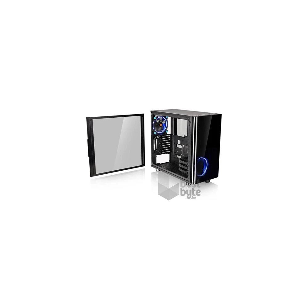 Thermaltake View 31 Tempered Glass Edition táp nélküli ablakos Mid Tower számítógépház fekete