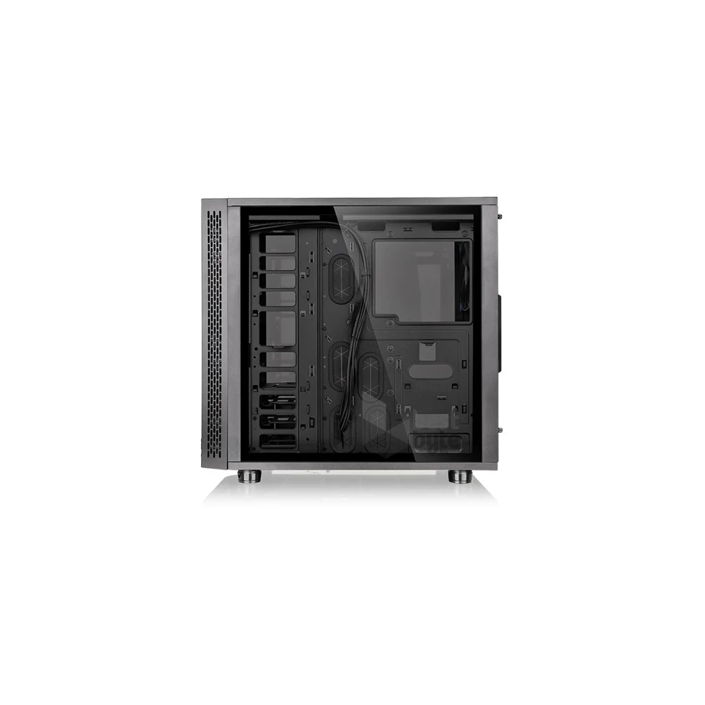 Thermaltake View 31 Tempered Glass Edition táp nélküli ablakos Mid Tower számítógépház fekete