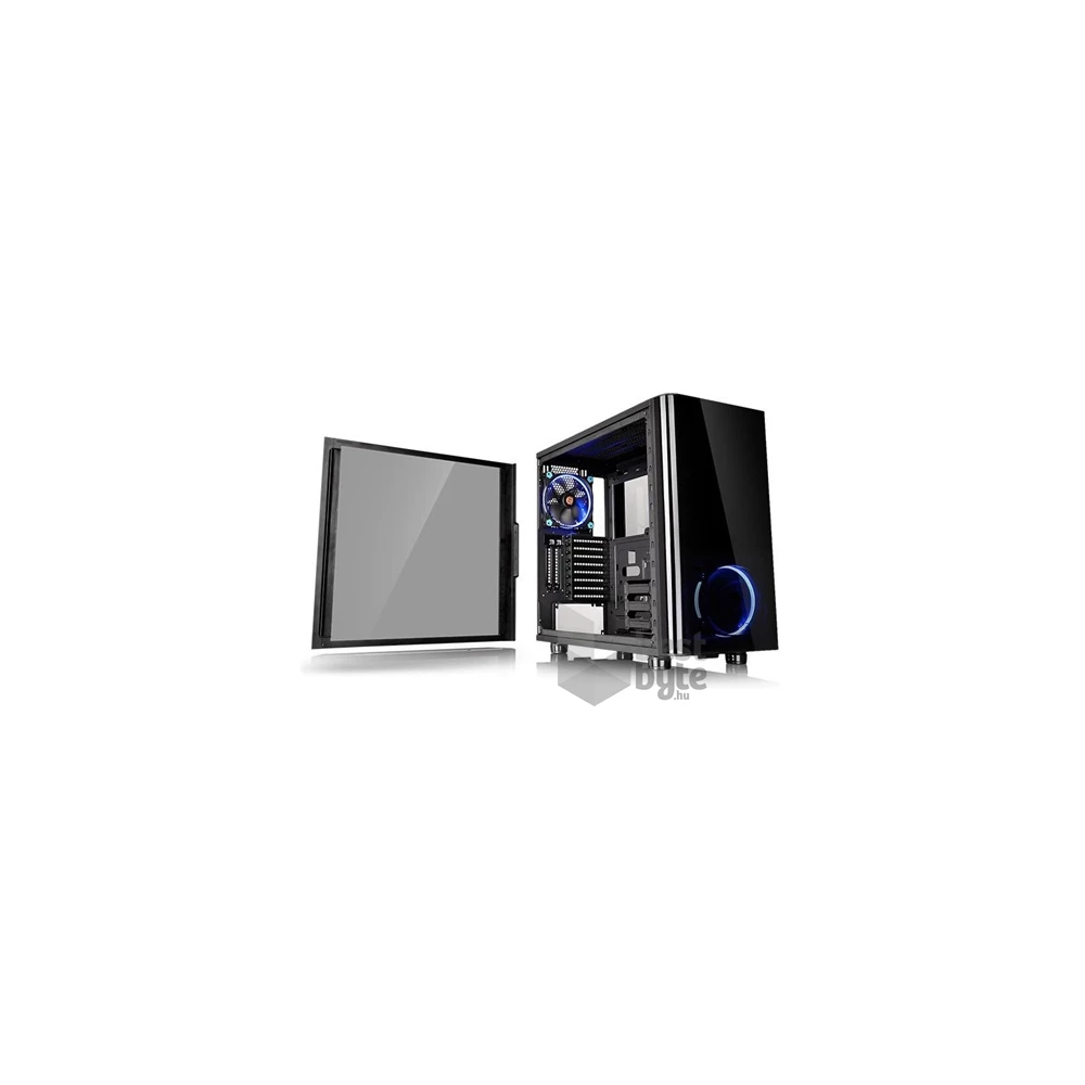 Thermaltake View 31 Tempered Glass Edition táp nélküli ablakos Mid Tower számítógépház fekete