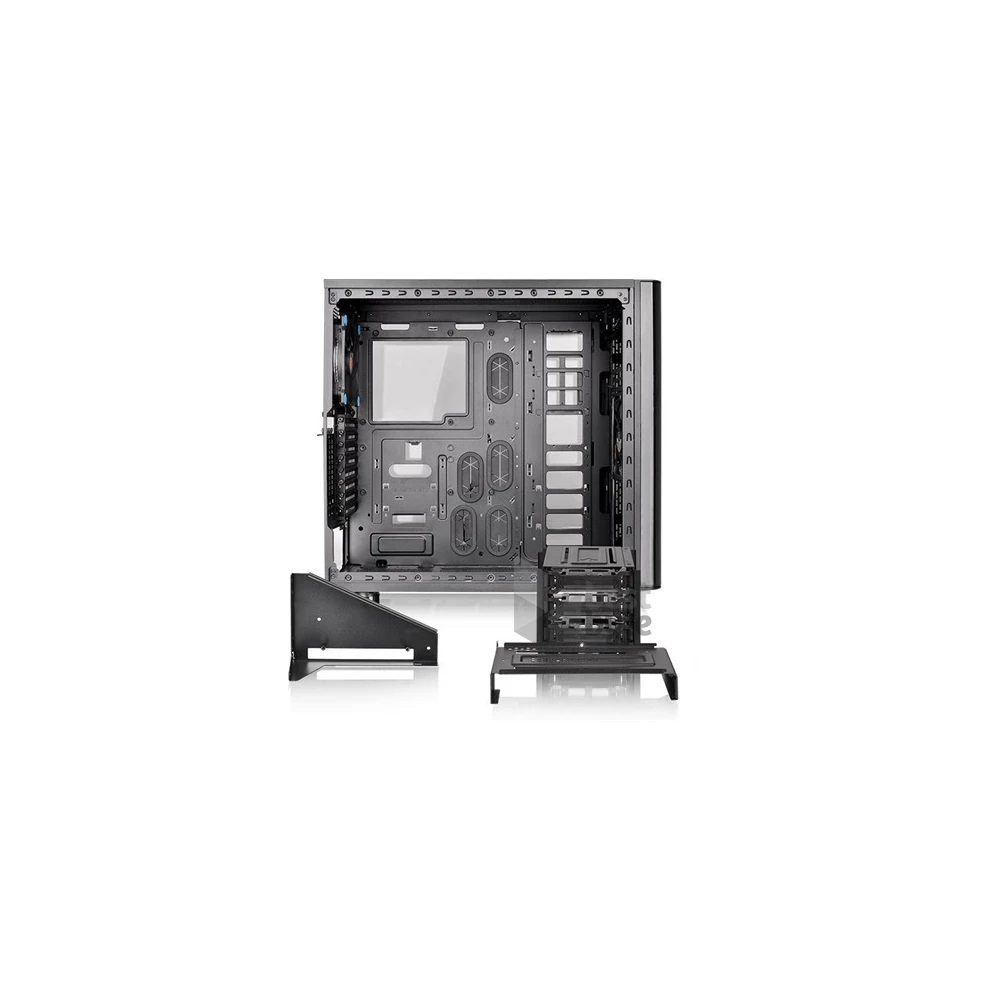 Thermaltake View 31 Tempered Glass Edition táp nélküli ablakos Mid Tower számítógépház fekete