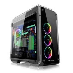 Thermaltake View 71 TG RGB Fekete ablakos (Táp nélküli) E-ATX ház