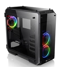 Thermaltake View 71 TG RGB Fekete ablakos (Táp nélküli) E-ATX ház