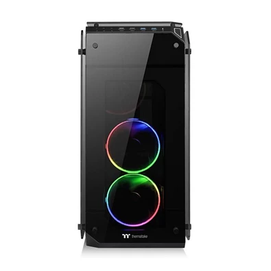 Thermaltake View 71 TG RGB Fekete ablakos (Táp nélküli) E-ATX ház