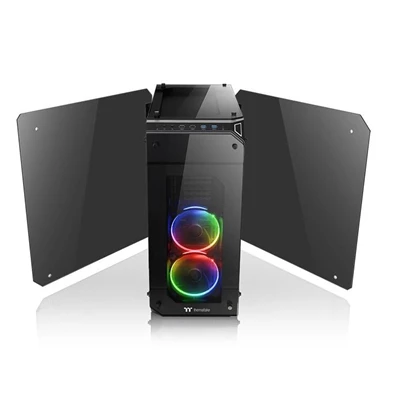 Thermaltake View 71 TG RGB Fekete ablakos (Táp nélküli) E-ATX ház