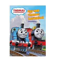 Thomas a Gőzmozdony – Egy nap Thomas barátaival - Színezőkönyv