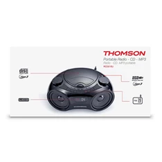 Thomson RCD210U hordozható fekete CD-s rádió