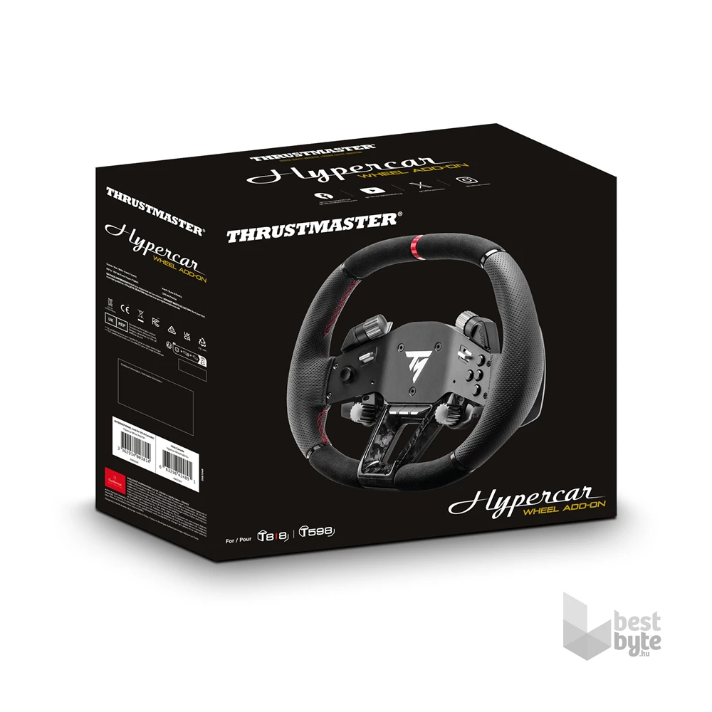 Thrustmaster 4060304 Hypercar Wheel Add-On T818/T598/PS5/PS4/Xbox Series/Xbox One/PC kormány