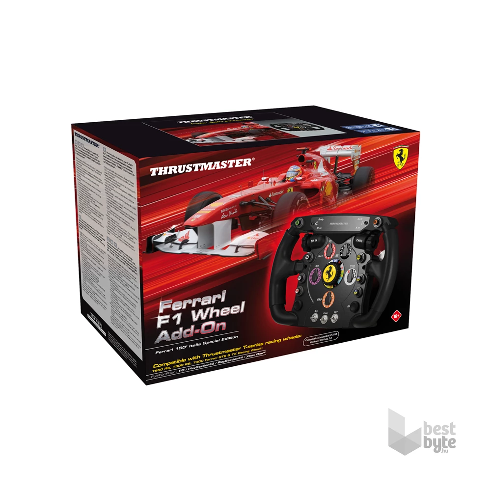 Thrustmaster 4160571 Ferrari F1 Add-On for T300/T500/TX Ferrari 458 Italia versenykormány