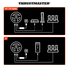 Thrustmaster T248R (4160869) versenykormány mágneses pedálszettel PS5, PS4 és PC-hez