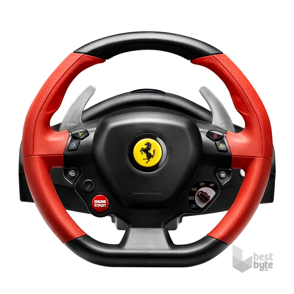 Thrustmaster 4460105 Ferrari 458 Spider kormány Xbox One + pedál (Újracsomagolt)