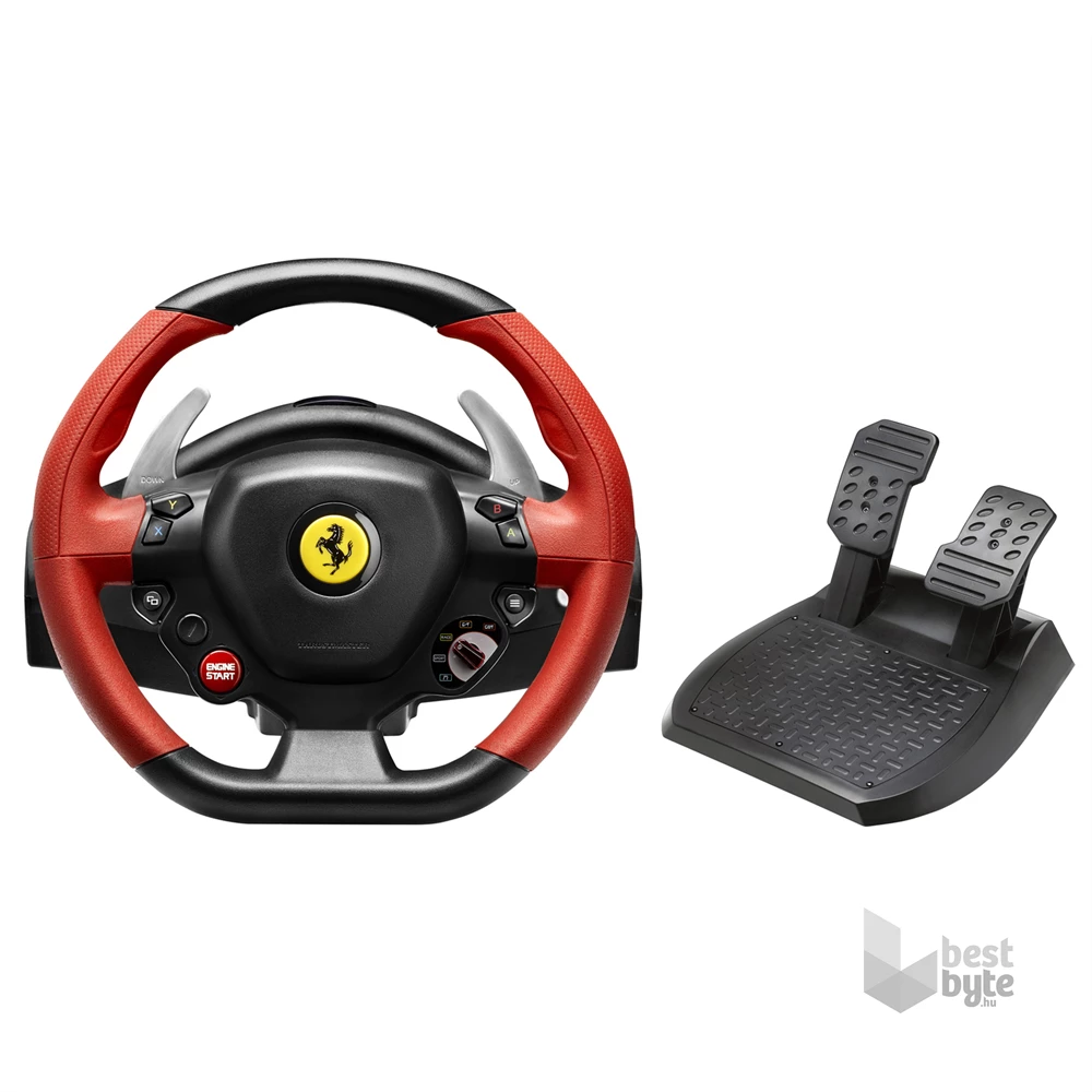 Thrustmaster 4460105 Ferrari 458 Spider kormány Xbox One + pedál (Újracsomagolt)