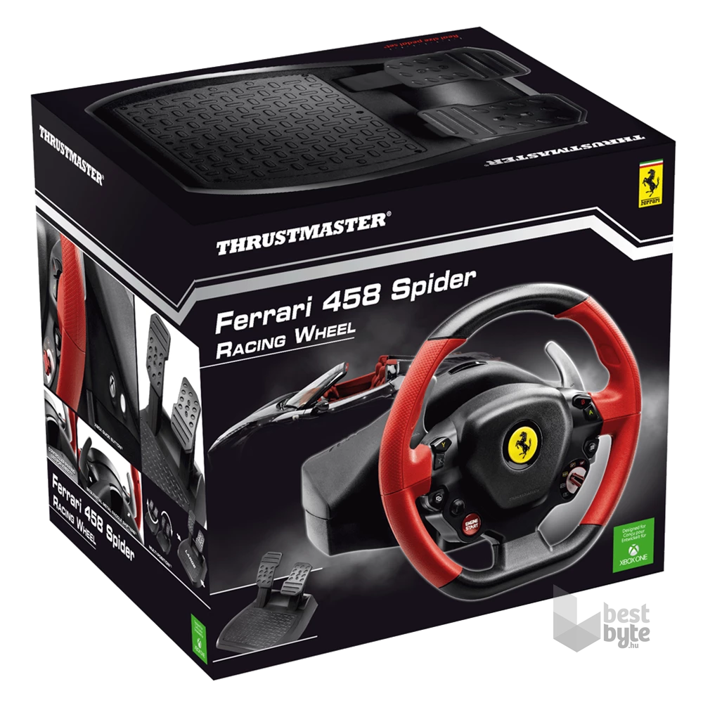 Thrustmaster 4460105 Ferrari 458 Spider Xbox One kormány + pedál