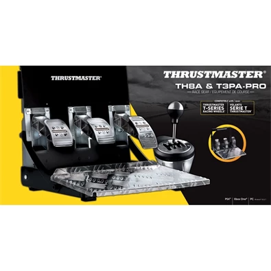 Thrustmaster TH8A/T3PA PRO Race Gear pedálsor és váltó