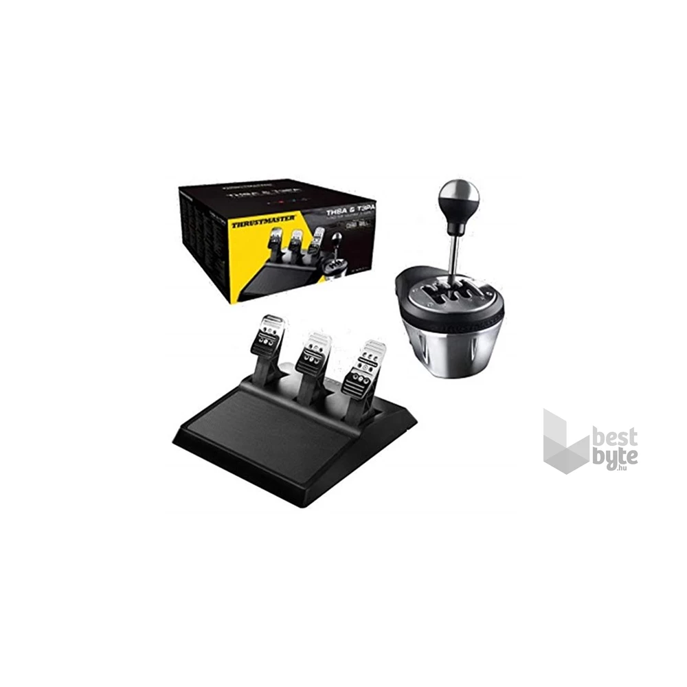 Thrustmaster TH8A/T3PA Race Gear pedálsor és váltó szett