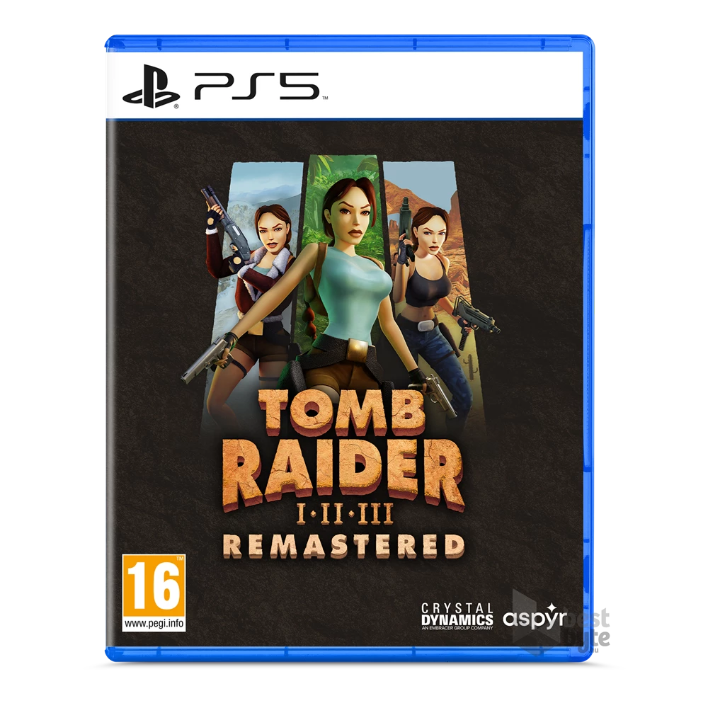 Tomb Raider I-III Remastered Starring Lara Croft PS5 játékszoftver