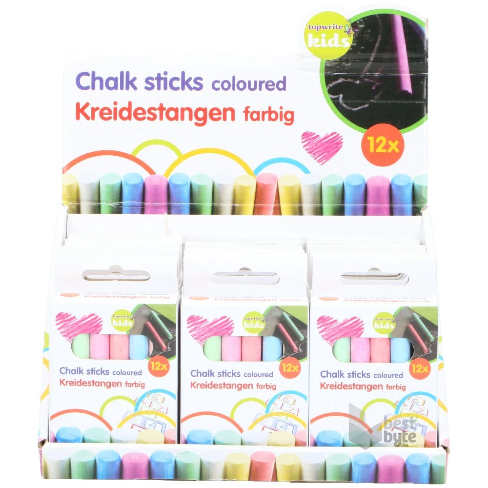 Topwrite Kids 12db/csomag színes kréta