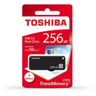 Kioxia 256GB USB3.0 TransMemory U365 Fekete (THN-U365K2560E4) Flash Drive