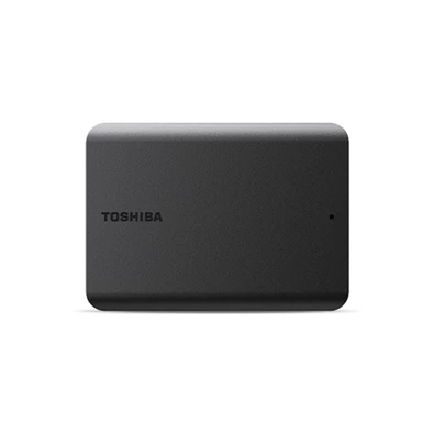 Toshiba 2.5" 1TB Canvio Basics (USB3.0; ~5Gbps; NTFS/HFS+; matt) fekete külső winchester