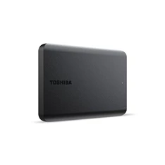Toshiba 2.5" 1TB Canvio Basics (USB3.0; ~5Gbps; NTFS/HFS+; matt) fekete külső winchester