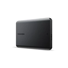 Toshiba 2.5" 1TB Canvio Basics (USB3.0; ~5Gbps; NTFS/HFS+; matt) fekete külső winchester
