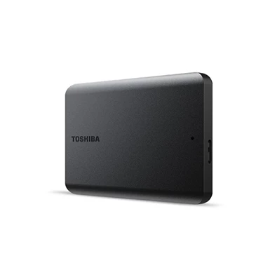 Toshiba 2.5" 1TB Canvio Basics (USB3.0; ~5Gbps; NTFS/HFS+; matt) fekete külső winchester