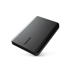 Toshiba 2.5" 1TB Canvio Basics (USB3.0; ~5Gbps; NTFS/HFS+; matt) fekete külső winchester