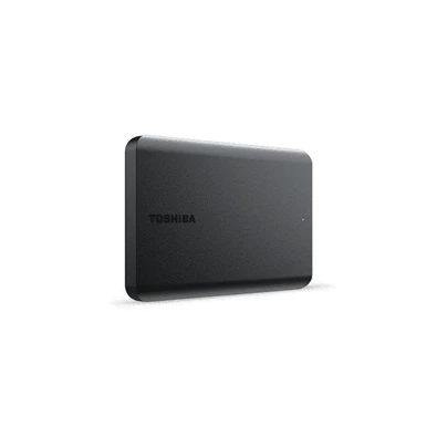 Toshiba 2.5" 1TB Canvio Basics (USB3.0; ~5Gbps; NTFS/HFS+; matt) fekete külső winchester