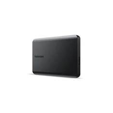 Toshiba 2.5" 1TB Canvio Basics (USB3.0; ~5Gbps; NTFS/HFS+; matt) fekete külső winchester