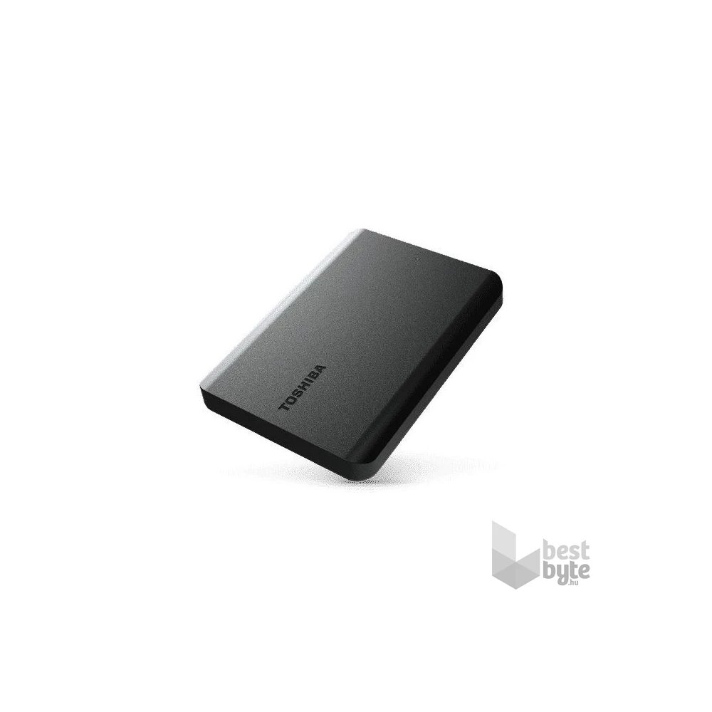 Toshiba 2.5" 1TB Canvio Basics (USB3.0; ~5Gbps; NTFS/HFS+; matt) fekete külső winchester