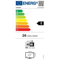 Toshiba 32" 32LV2463DG Full HD Smart LED TV