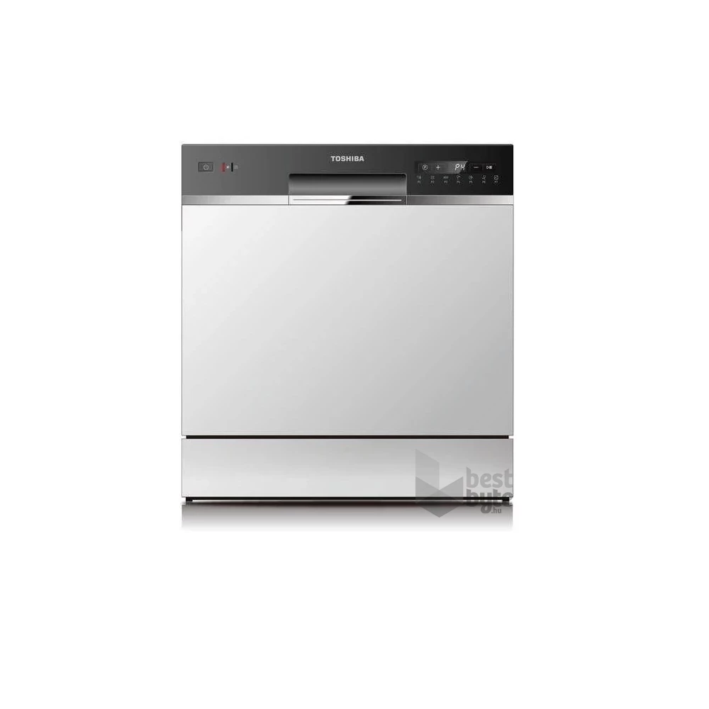 Toshiba DW-08T2EE(W) fehér, programok száma: 8, asztali, 8 terítékes mosogatógép 