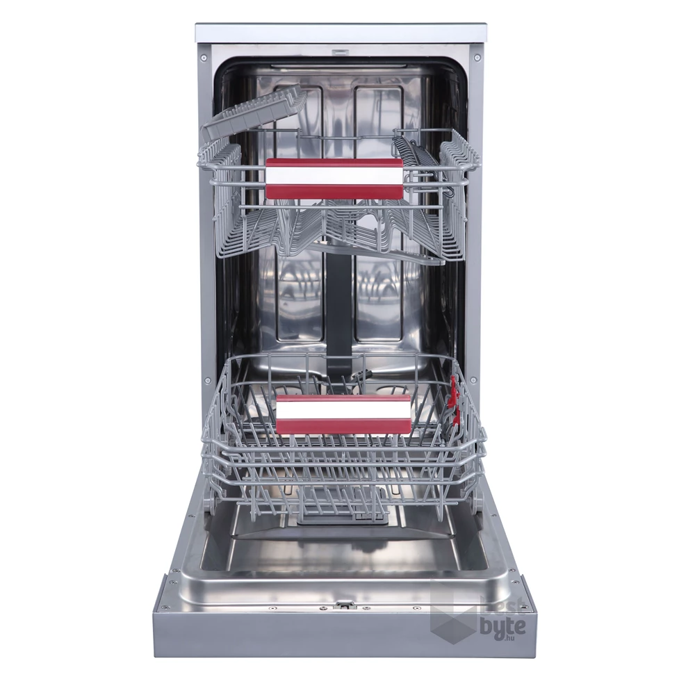 Toshiba DW-10F2EE(S) inox, programok száma: 6, keskeny szabadonálló, 10 terítékes mosogatógép 