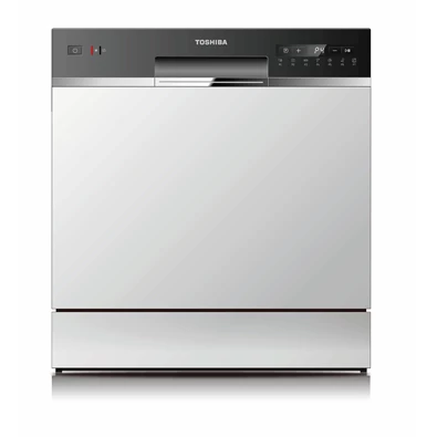 Toshiba DW-08T2EE(W) 8 terítékes asztali fehér mosogatógép